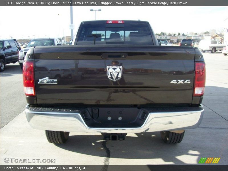  2010 Ram 3500 Big Horn Edition Crew Cab 4x4 Rugged Brown Pearl