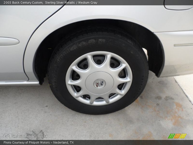 Sterling Silver Metallic / Medium Gray 2003 Buick Century Custom