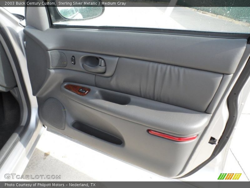 Sterling Silver Metallic / Medium Gray 2003 Buick Century Custom