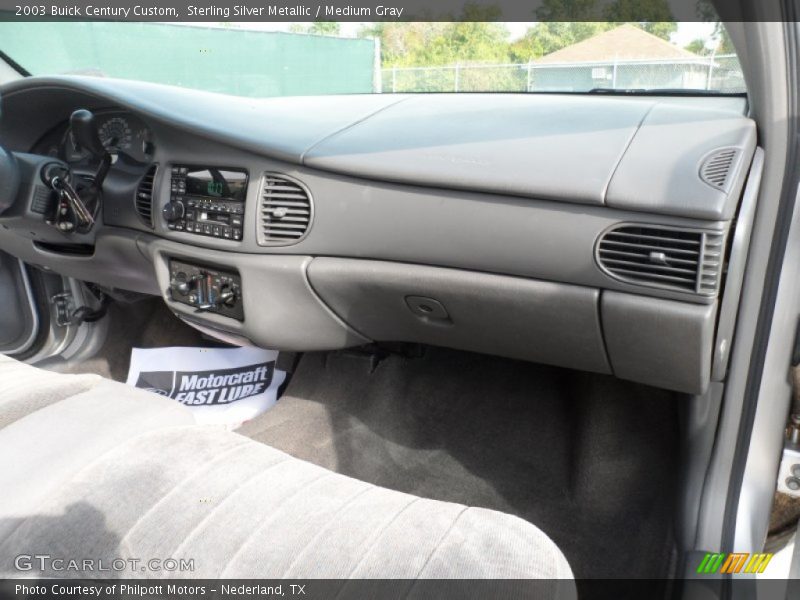 Sterling Silver Metallic / Medium Gray 2003 Buick Century Custom