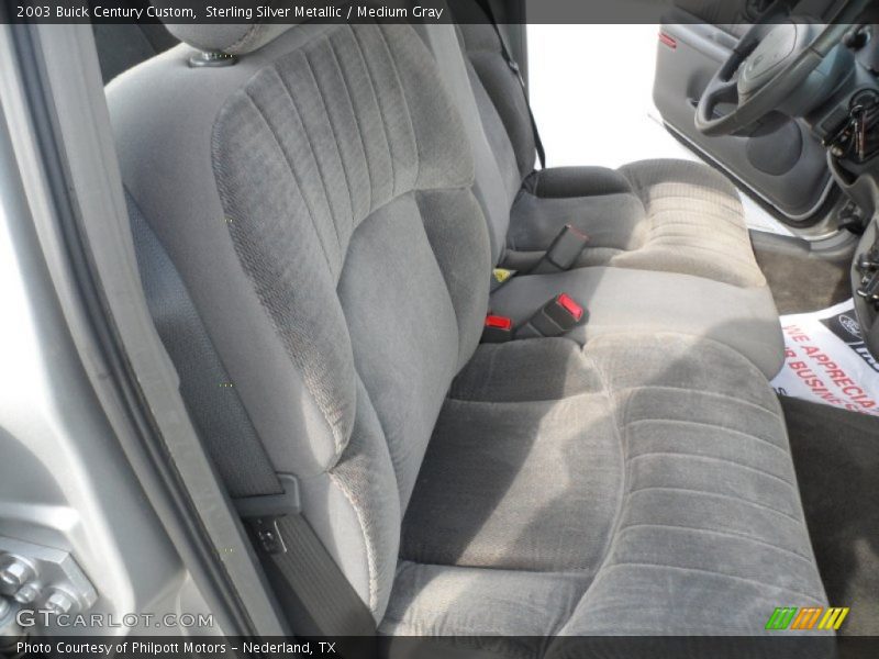 Sterling Silver Metallic / Medium Gray 2003 Buick Century Custom