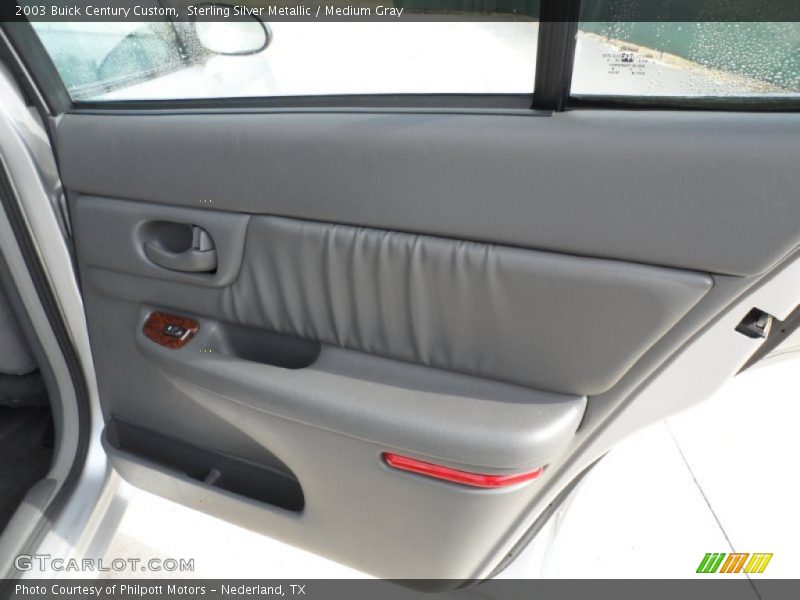 Sterling Silver Metallic / Medium Gray 2003 Buick Century Custom