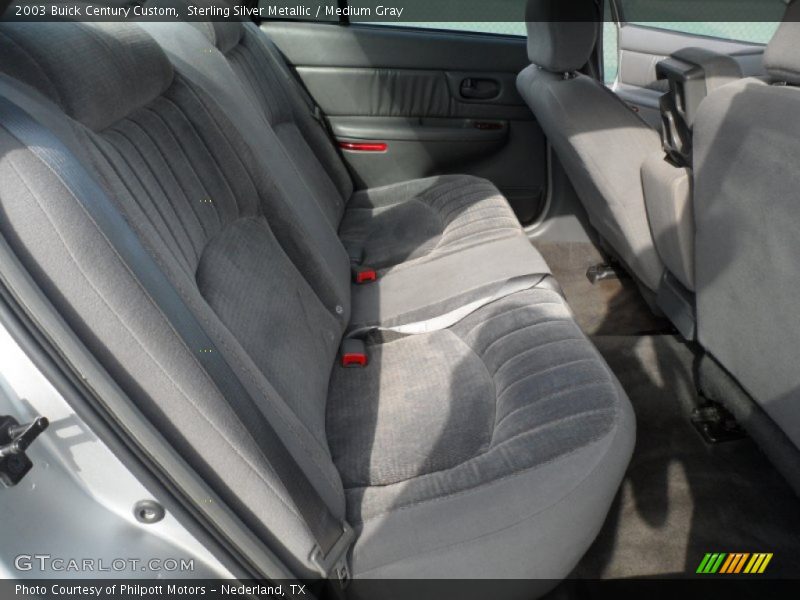 Sterling Silver Metallic / Medium Gray 2003 Buick Century Custom