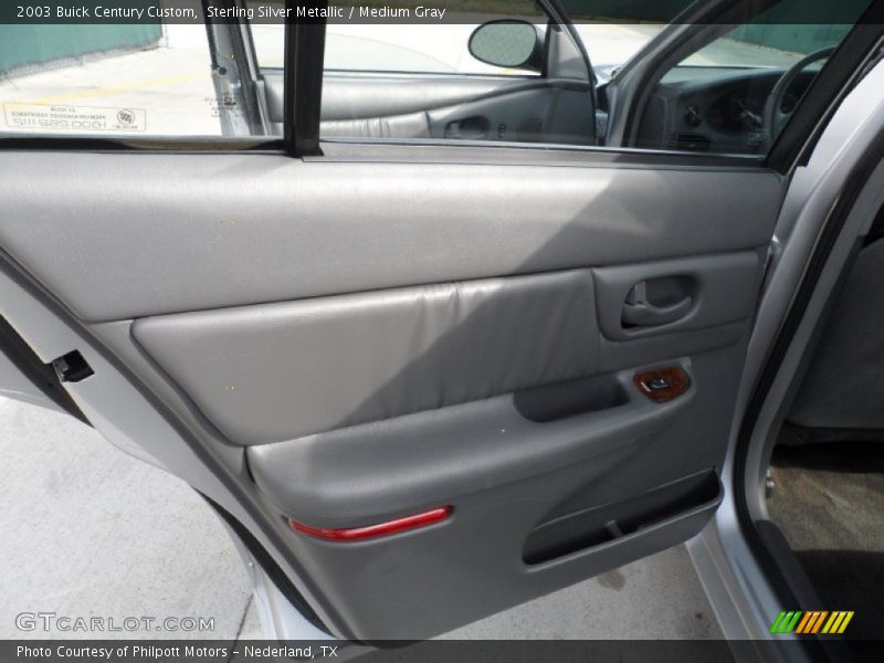 Sterling Silver Metallic / Medium Gray 2003 Buick Century Custom