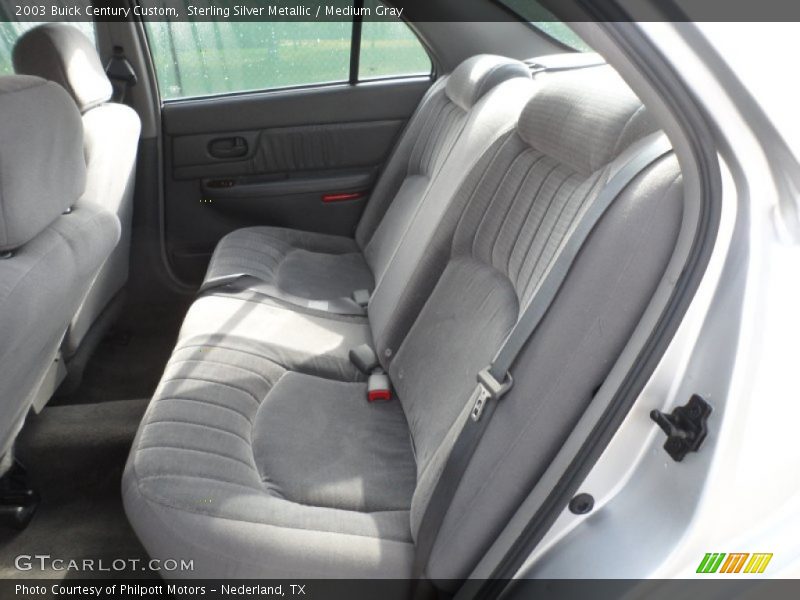 Sterling Silver Metallic / Medium Gray 2003 Buick Century Custom