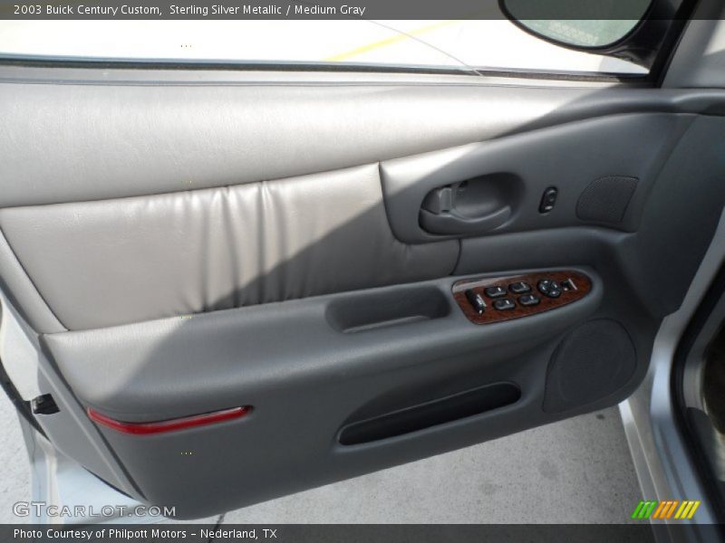 Sterling Silver Metallic / Medium Gray 2003 Buick Century Custom