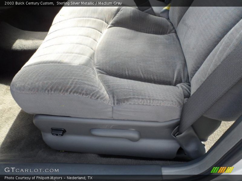 Sterling Silver Metallic / Medium Gray 2003 Buick Century Custom