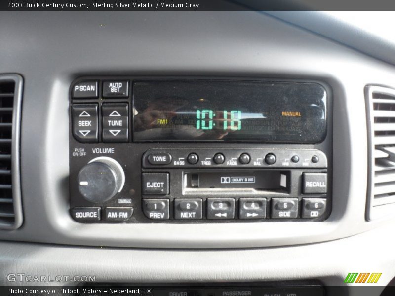 Sterling Silver Metallic / Medium Gray 2003 Buick Century Custom