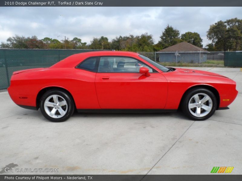 TorRed / Dark Slate Gray 2010 Dodge Challenger R/T