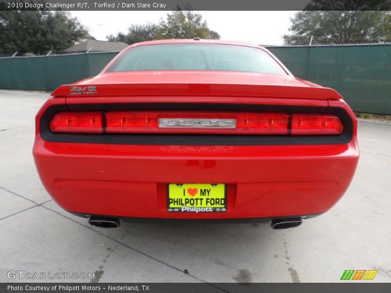 TorRed / Dark Slate Gray 2010 Dodge Challenger R/T