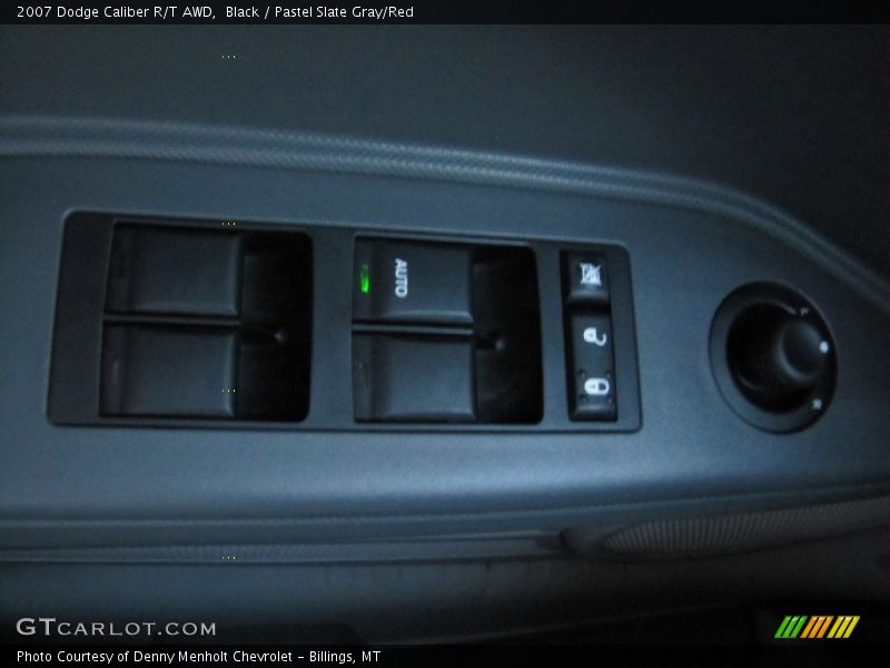 Black / Pastel Slate Gray/Red 2007 Dodge Caliber R/T AWD