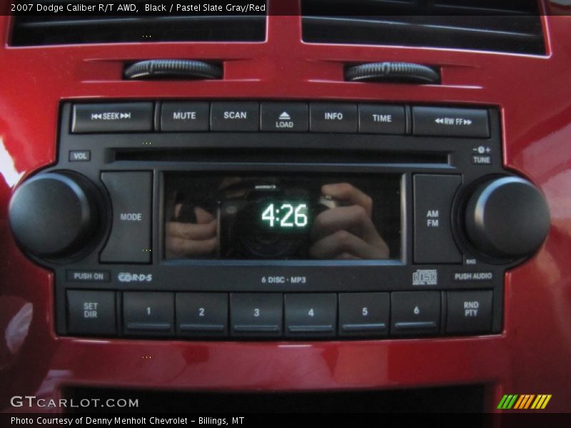 Black / Pastel Slate Gray/Red 2007 Dodge Caliber R/T AWD