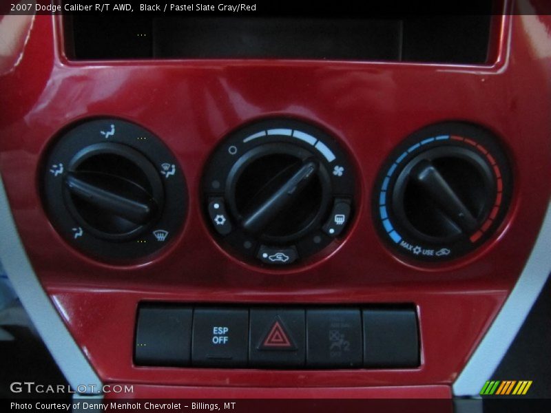 Black / Pastel Slate Gray/Red 2007 Dodge Caliber R/T AWD