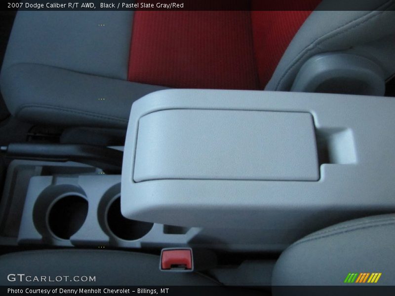 Black / Pastel Slate Gray/Red 2007 Dodge Caliber R/T AWD