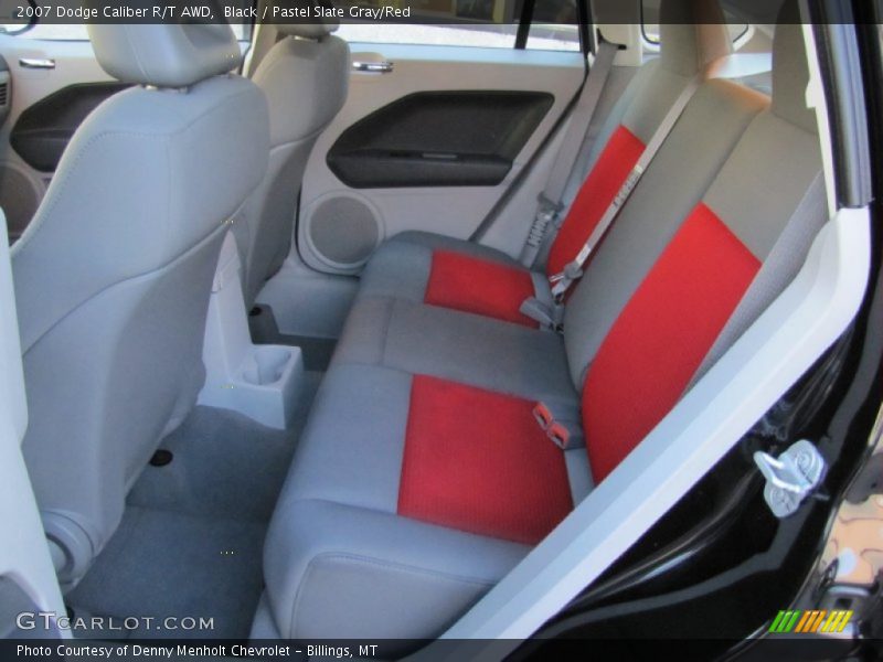 Black / Pastel Slate Gray/Red 2007 Dodge Caliber R/T AWD