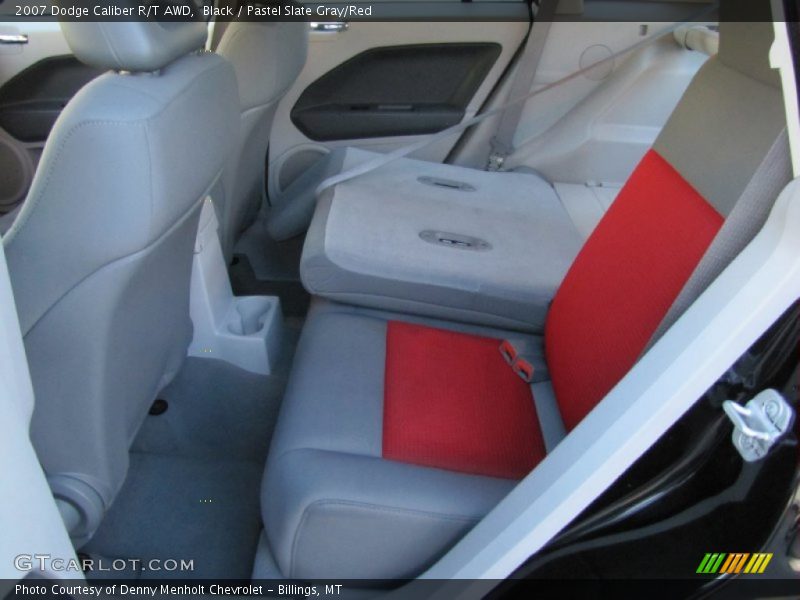 Black / Pastel Slate Gray/Red 2007 Dodge Caliber R/T AWD