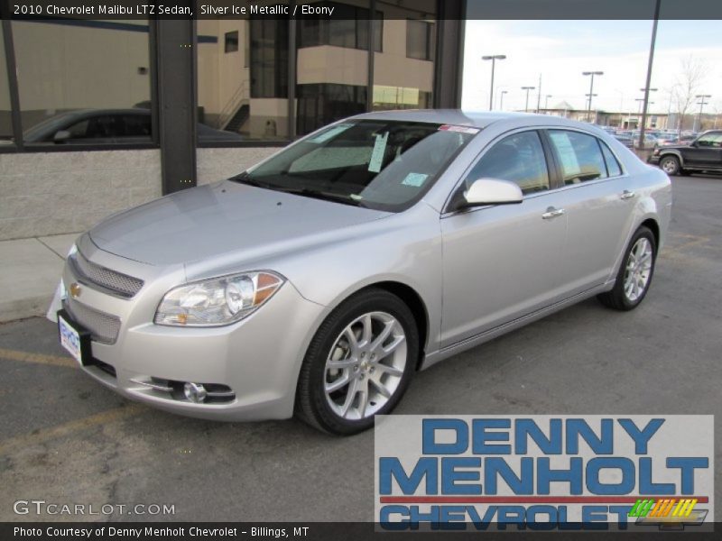Silver Ice Metallic / Ebony 2010 Chevrolet Malibu LTZ Sedan