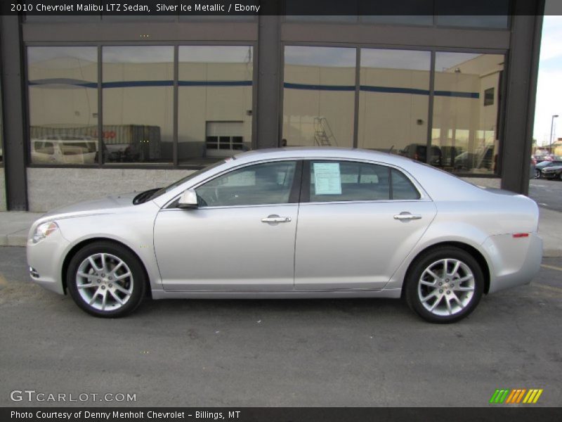 Silver Ice Metallic / Ebony 2010 Chevrolet Malibu LTZ Sedan