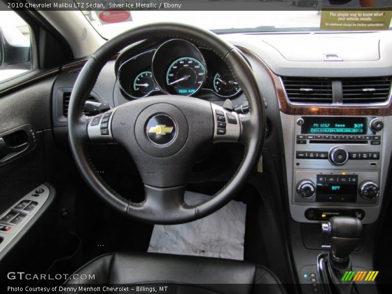 Silver Ice Metallic / Ebony 2010 Chevrolet Malibu LTZ Sedan
