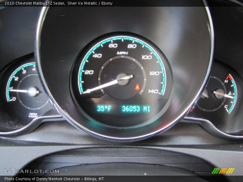 Silver Ice Metallic / Ebony 2010 Chevrolet Malibu LTZ Sedan