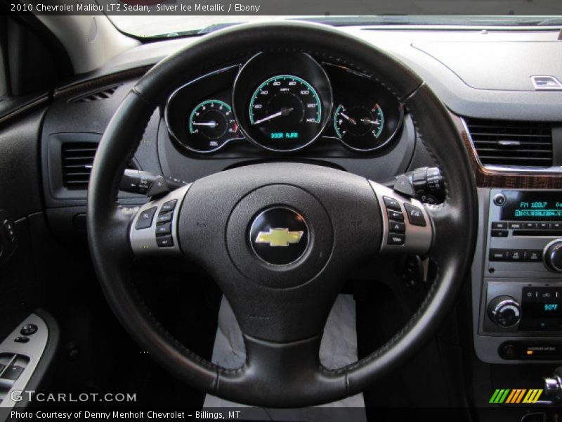 Silver Ice Metallic / Ebony 2010 Chevrolet Malibu LTZ Sedan