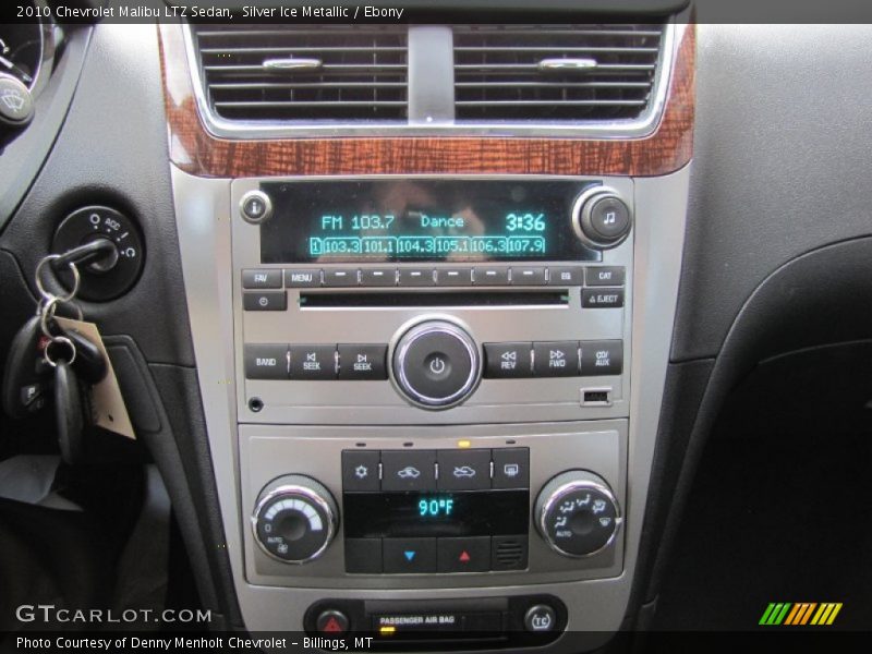 Silver Ice Metallic / Ebony 2010 Chevrolet Malibu LTZ Sedan