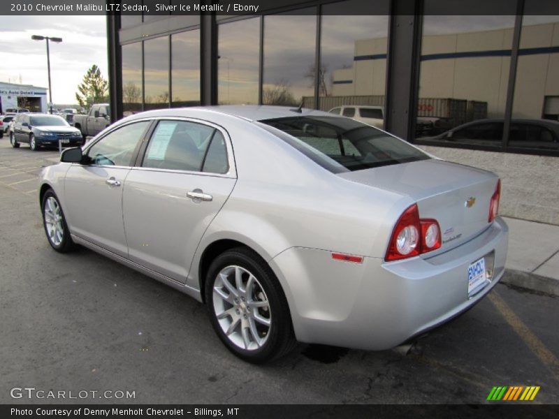 Silver Ice Metallic / Ebony 2010 Chevrolet Malibu LTZ Sedan