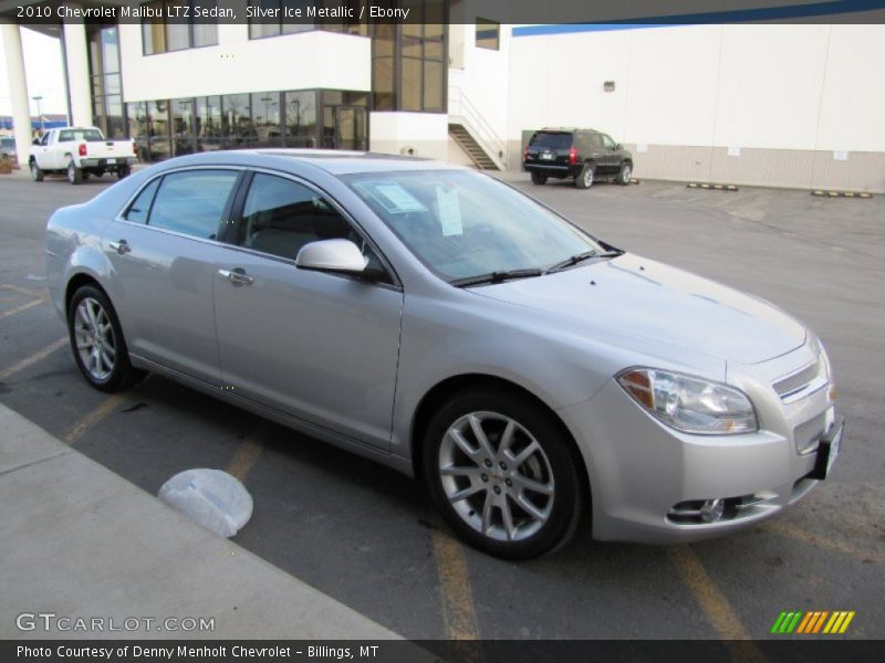 Silver Ice Metallic / Ebony 2010 Chevrolet Malibu LTZ Sedan