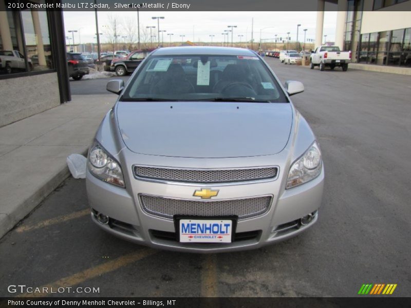 Silver Ice Metallic / Ebony 2010 Chevrolet Malibu LTZ Sedan