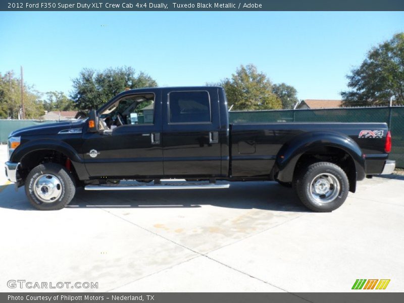  2012 F350 Super Duty XLT Crew Cab 4x4 Dually Tuxedo Black Metallic