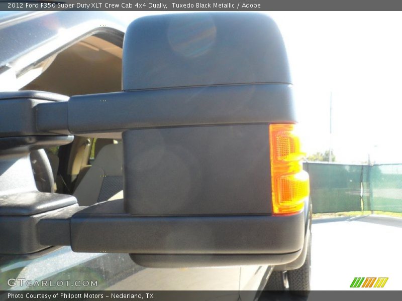 Tuxedo Black Metallic / Adobe 2012 Ford F350 Super Duty XLT Crew Cab 4x4 Dually