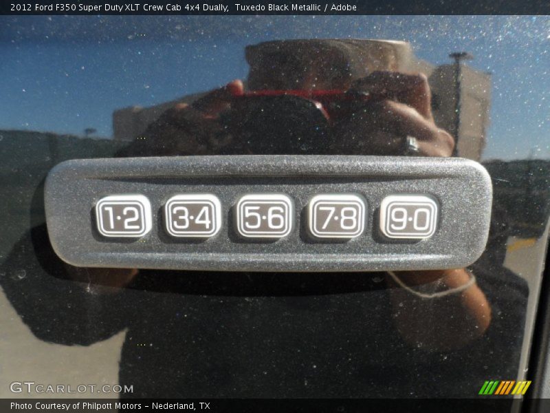 Tuxedo Black Metallic / Adobe 2012 Ford F350 Super Duty XLT Crew Cab 4x4 Dually