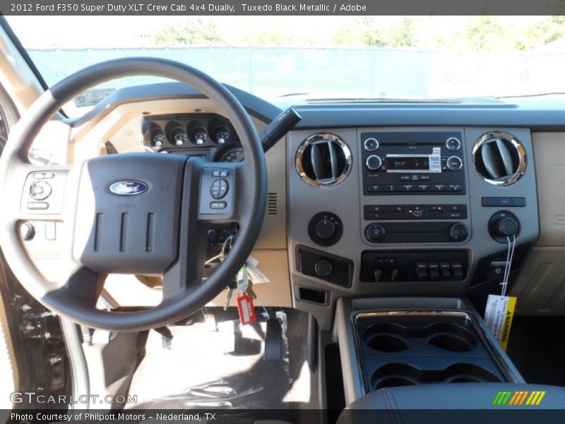 Dashboard of 2012 F350 Super Duty XLT Crew Cab 4x4 Dually