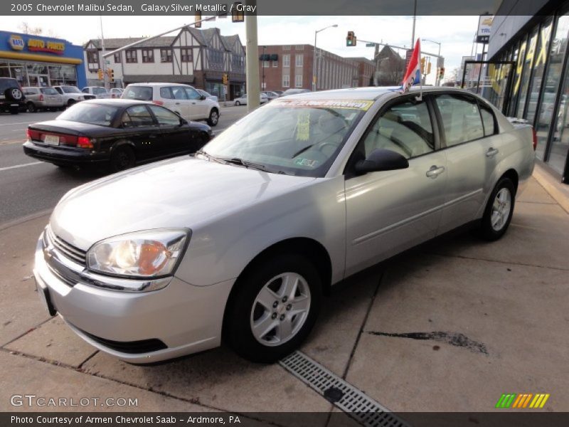 Galaxy Silver Metallic / Gray 2005 Chevrolet Malibu Sedan