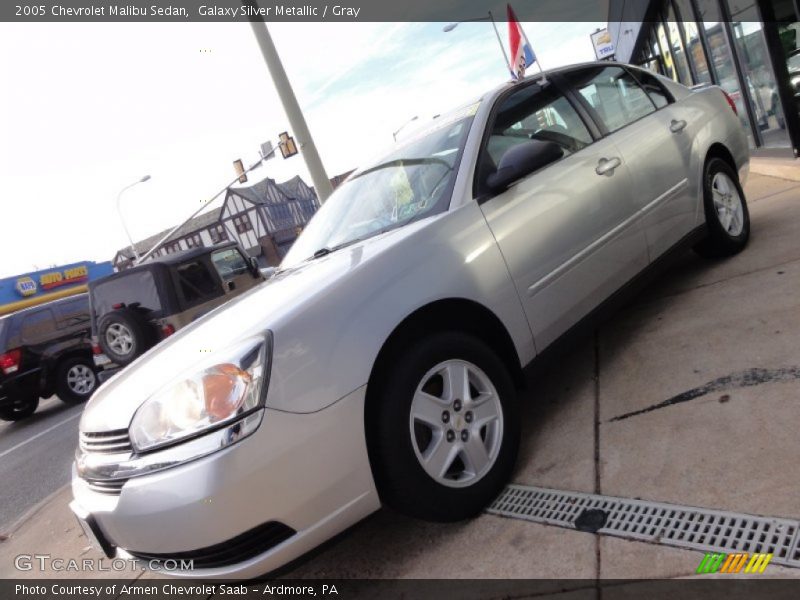 Galaxy Silver Metallic / Gray 2005 Chevrolet Malibu Sedan