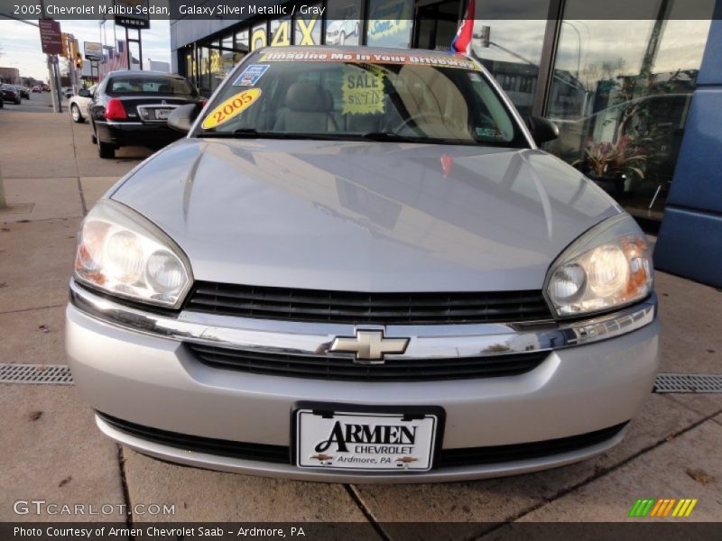 Galaxy Silver Metallic / Gray 2005 Chevrolet Malibu Sedan