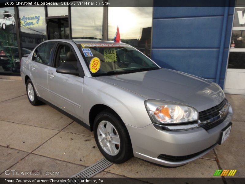 Galaxy Silver Metallic / Gray 2005 Chevrolet Malibu Sedan