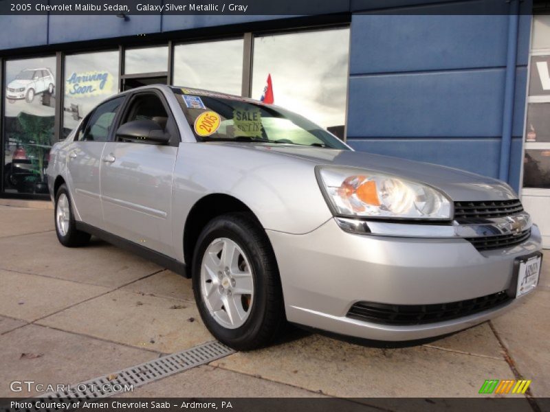 Galaxy Silver Metallic / Gray 2005 Chevrolet Malibu Sedan