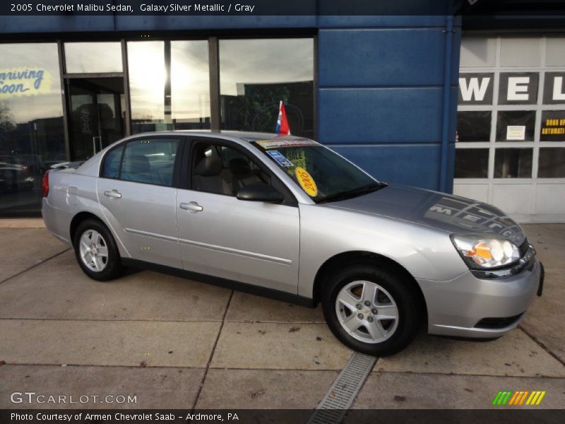 Galaxy Silver Metallic / Gray 2005 Chevrolet Malibu Sedan