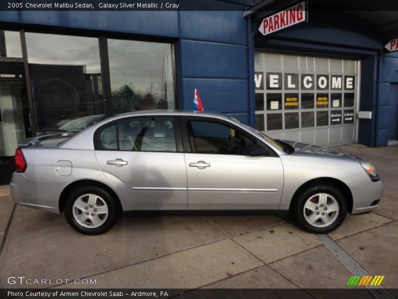Galaxy Silver Metallic / Gray 2005 Chevrolet Malibu Sedan