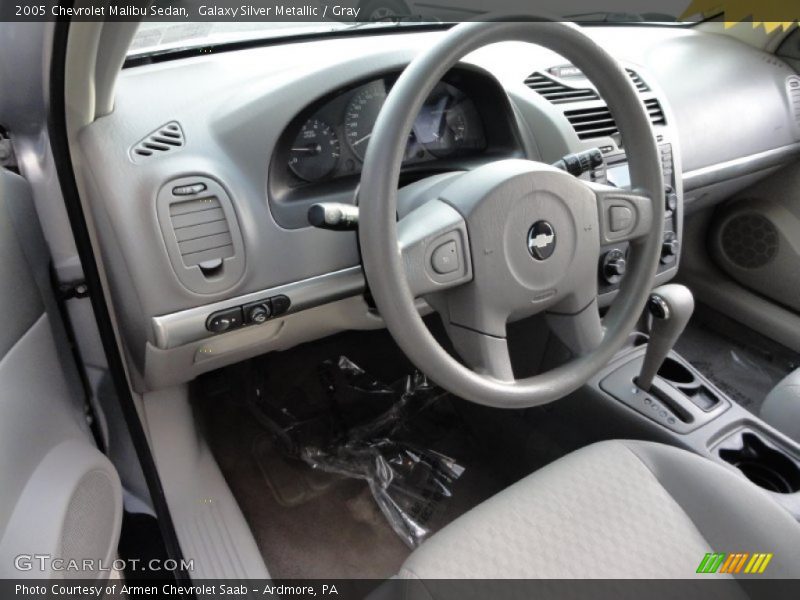 Galaxy Silver Metallic / Gray 2005 Chevrolet Malibu Sedan