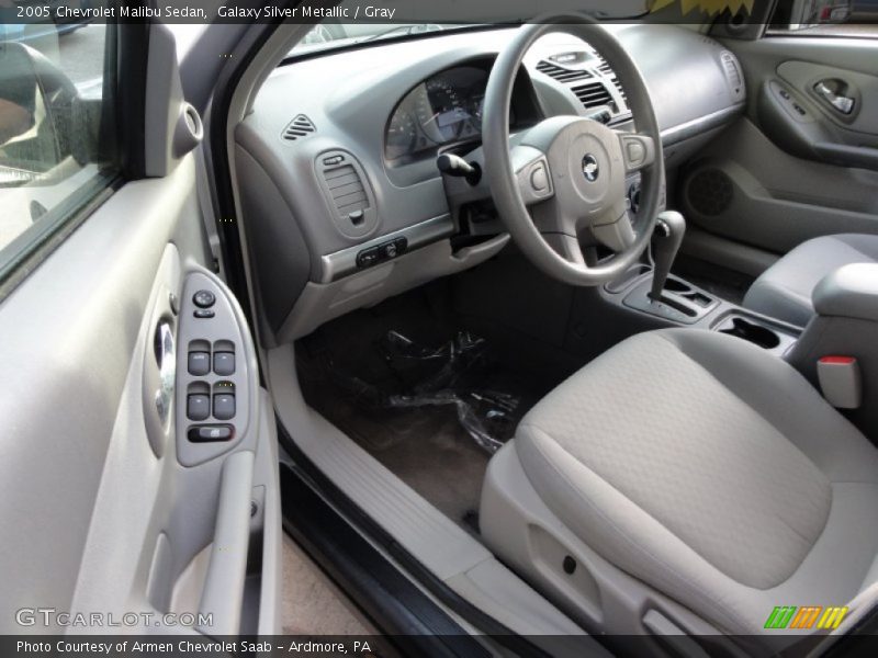 Galaxy Silver Metallic / Gray 2005 Chevrolet Malibu Sedan