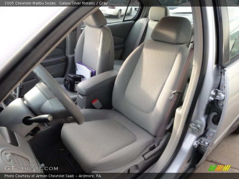 Galaxy Silver Metallic / Gray 2005 Chevrolet Malibu Sedan