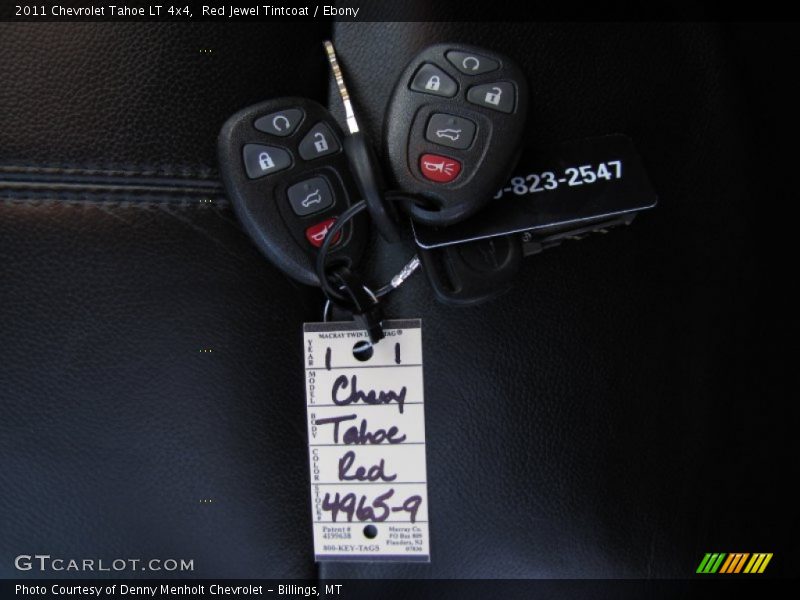 Red Jewel Tintcoat / Ebony 2011 Chevrolet Tahoe LT 4x4