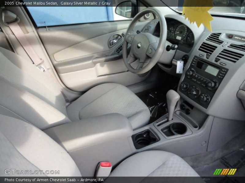 Galaxy Silver Metallic / Gray 2005 Chevrolet Malibu Sedan