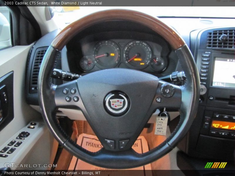 White Diamond / Light Neutral 2003 Cadillac CTS Sedan