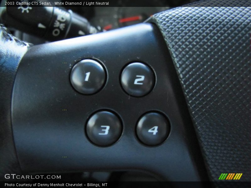 White Diamond / Light Neutral 2003 Cadillac CTS Sedan