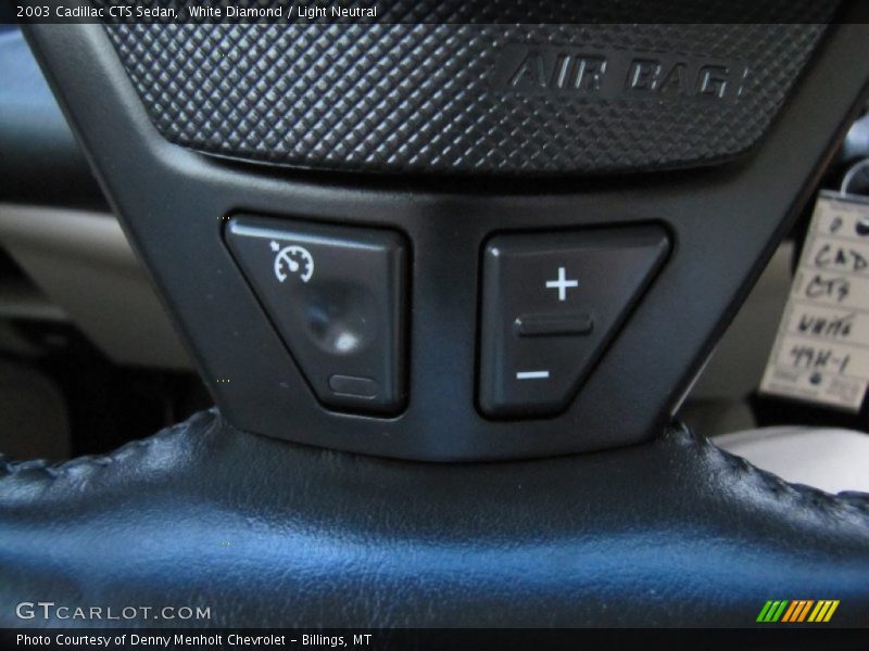 White Diamond / Light Neutral 2003 Cadillac CTS Sedan