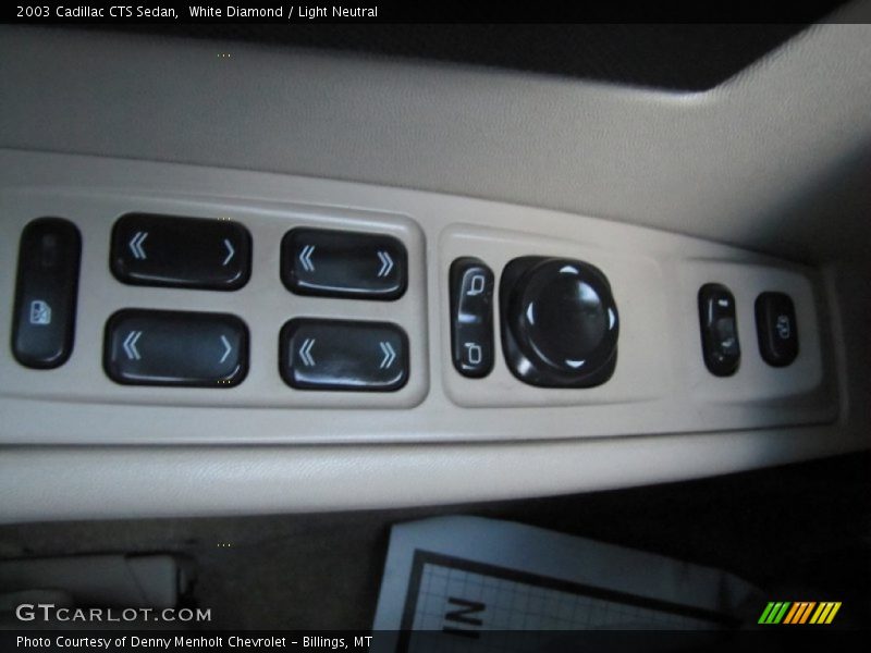 White Diamond / Light Neutral 2003 Cadillac CTS Sedan