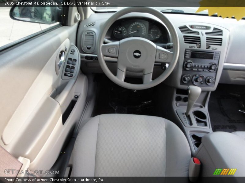 Galaxy Silver Metallic / Gray 2005 Chevrolet Malibu Sedan